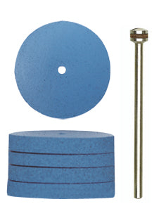 PROXXON-Silikon-Polierscheiben Rad, Ø 22 mm, 10 Stück mit Träger