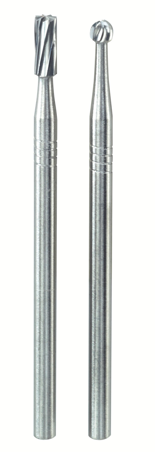 PROXXON-Hartmetall-Fräsersatz, Zylinder und Kugel (2-teilig)