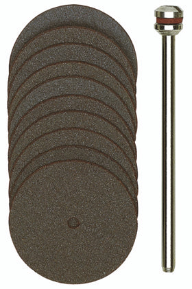 PROXXON-Trennscheiben, Ø 22 mm, 10 Stück + 1 Träger