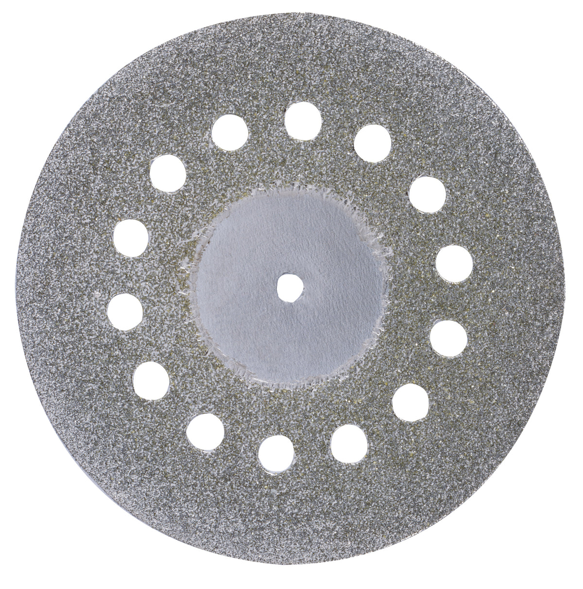 PROXXON-Diamantierte Trennscheibe mit Kühllöchern, Ø 38 mm + 1 Träger