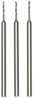 PROXXON-MICRO-Spiralbohrer (HSS-Stahl), 0,8 mm, 3 Stück
