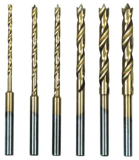 PROXXON-HSS Spiralbohrersatz mit Zentrierspitze, 1,5 bis 4 mm (6-teilig)