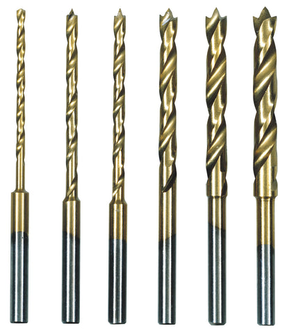 PROXXON-HSS Spiralbohrersatz mit Zentrierspitze, 1,5 bis 4 mm (6-teilig)