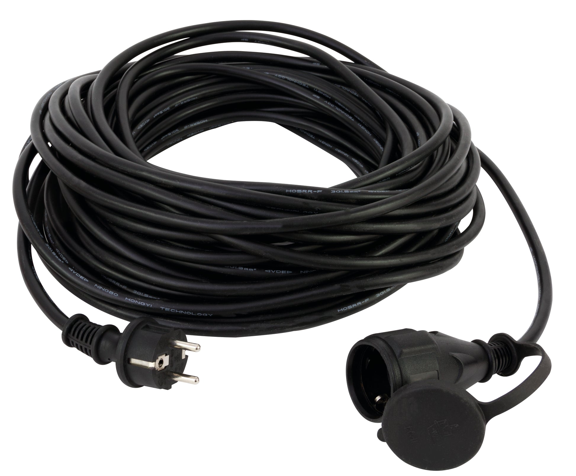 Verlängerung Gummi Schuko H05RR-F 3G1,52 25m schwarz