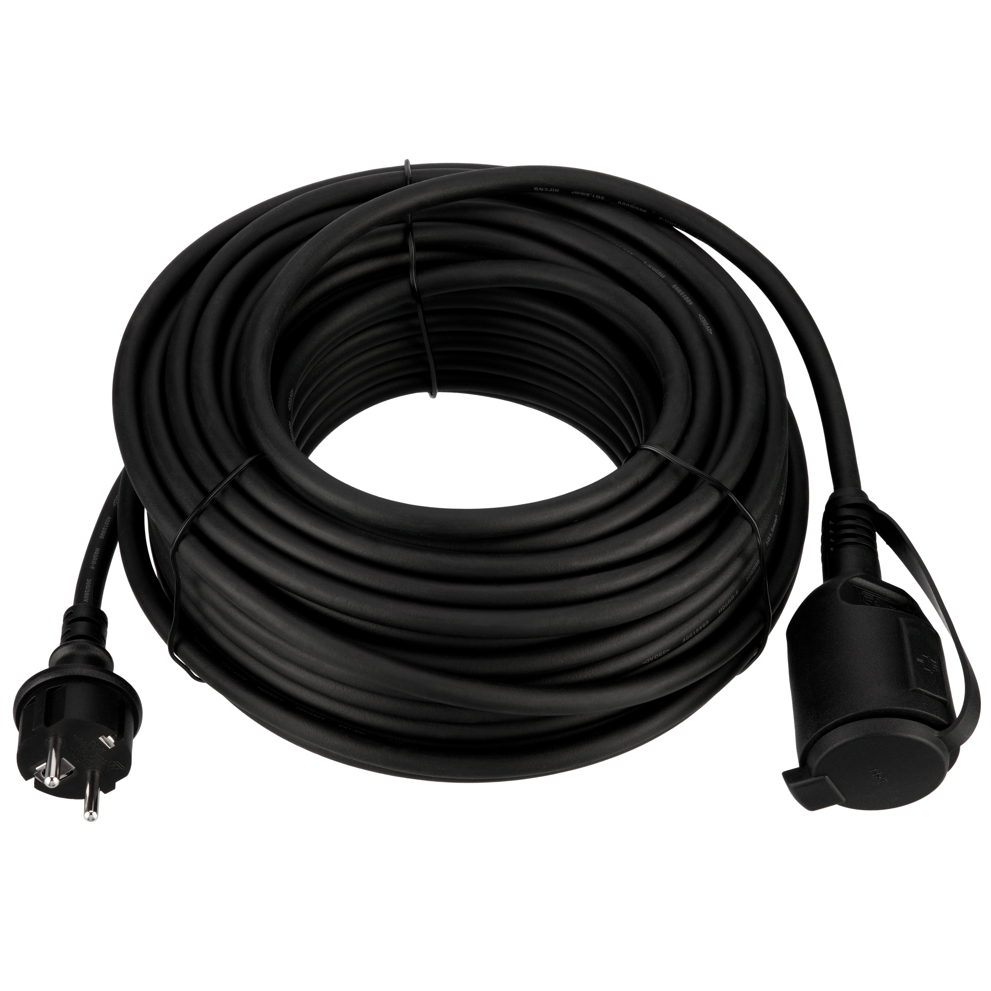 Verlängerung Gummi Schuko H05RR-F 3G1,52 25m schwarz