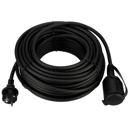 Verlängerung Gummi Schuko H05RR-F 3G1,52 25m schwarz