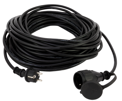 Verlängerung Gummi Schuko H05RR-F 3G1,52 25m schwarz