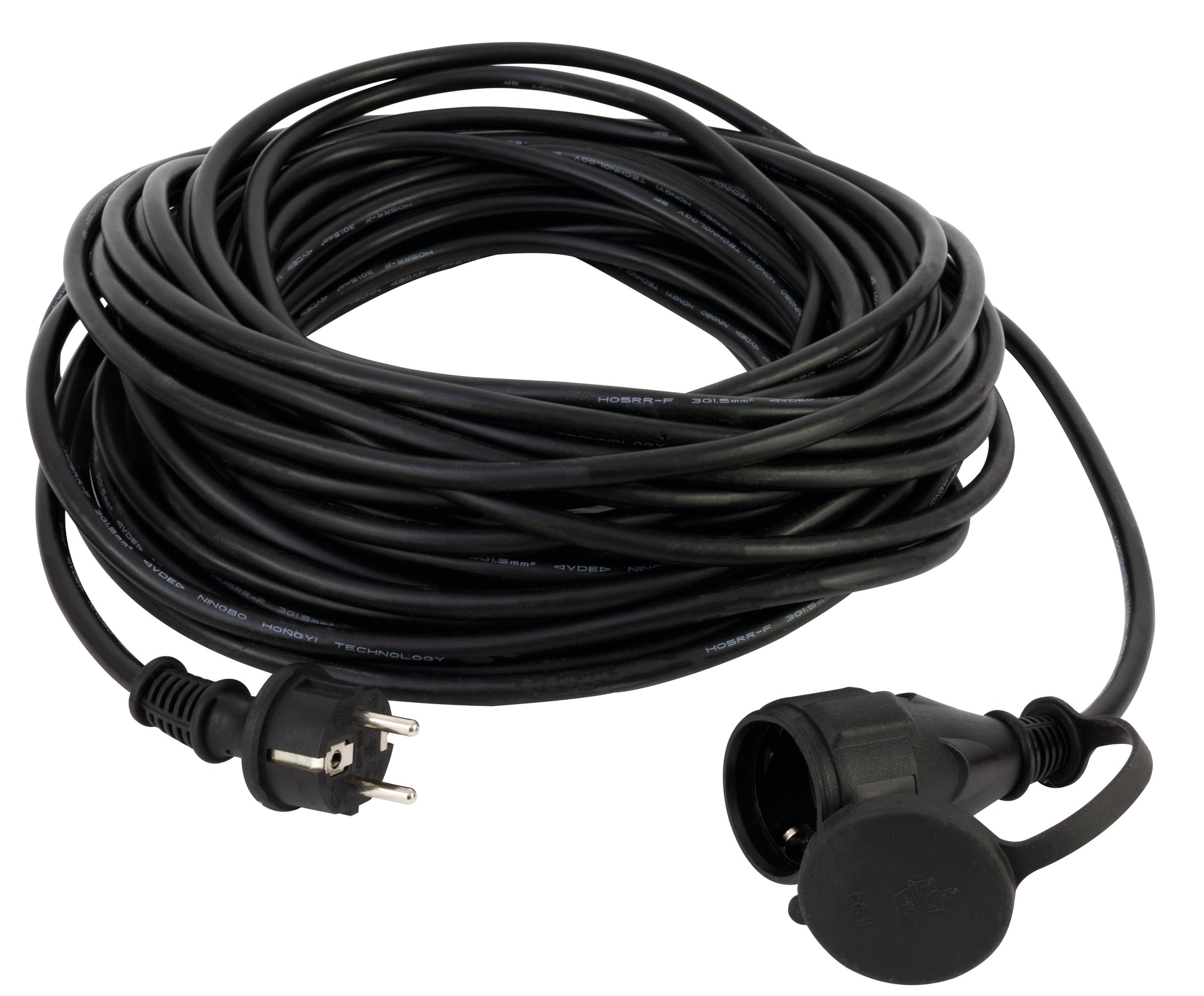 Verlängerung Gummi Schuko H05RR-F 3G1,52 10m schwarz