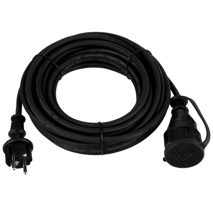 Verlängerung Gummi Schuko H05RR-F 3G1,52 10m schwarz
