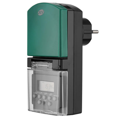 REV Digitale Zeitschaltuhr IP44 | schwarz