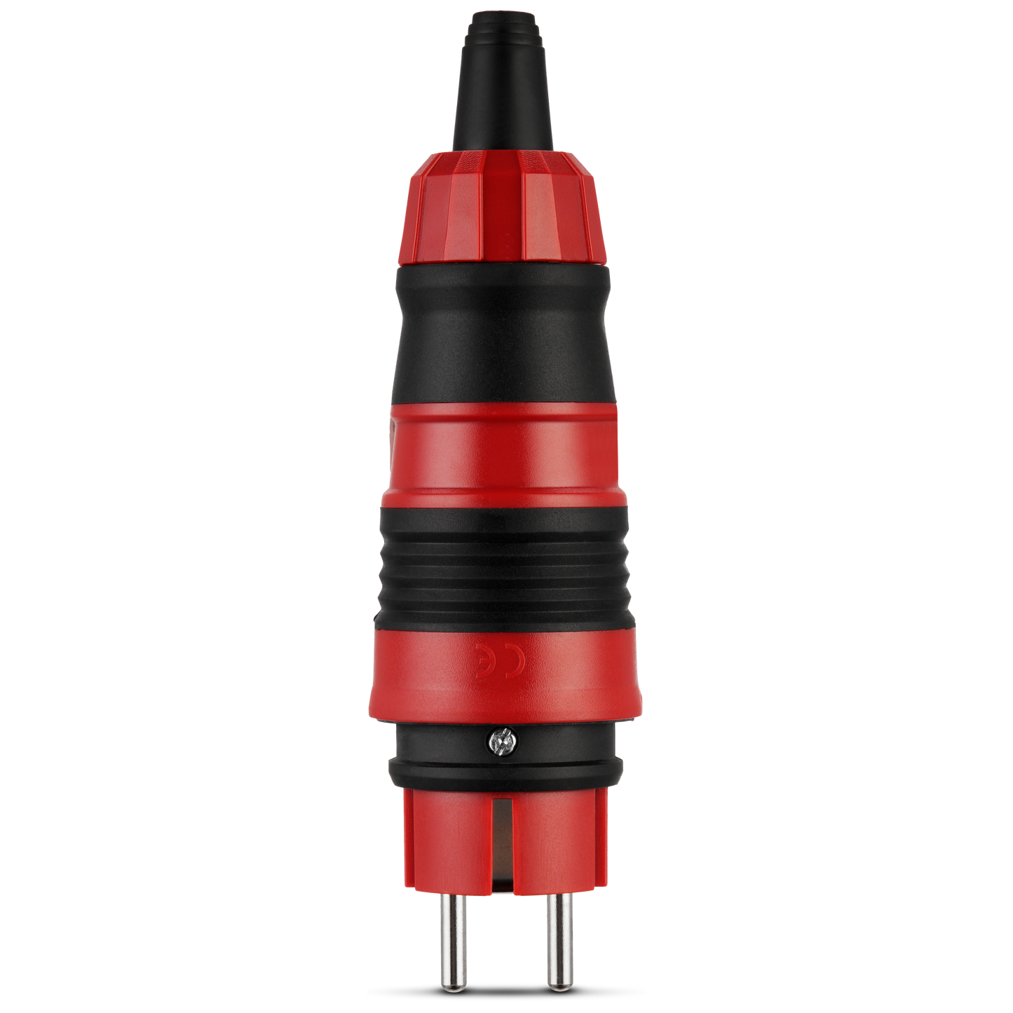 REV PROFI Schutzkontakt Gummistecker | IP44 | 230V | rot