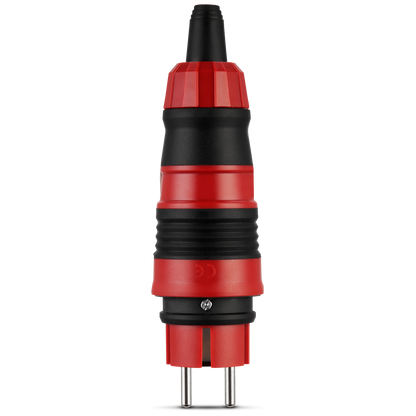 REV PROFI Schutzkontakt Gummistecker | IP44 | 230V | rot