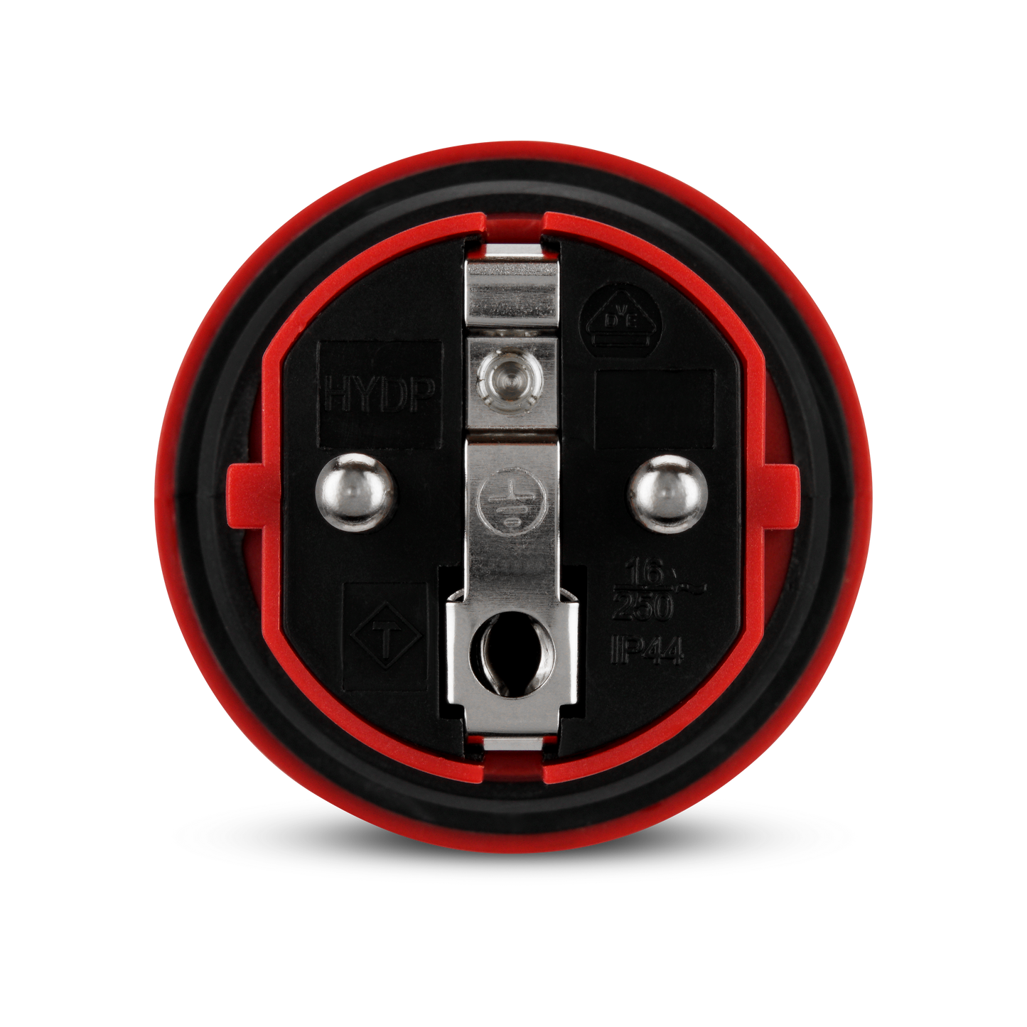 REV PROFI Schutzkontakt Gummistecker | IP44 | 230V | rot