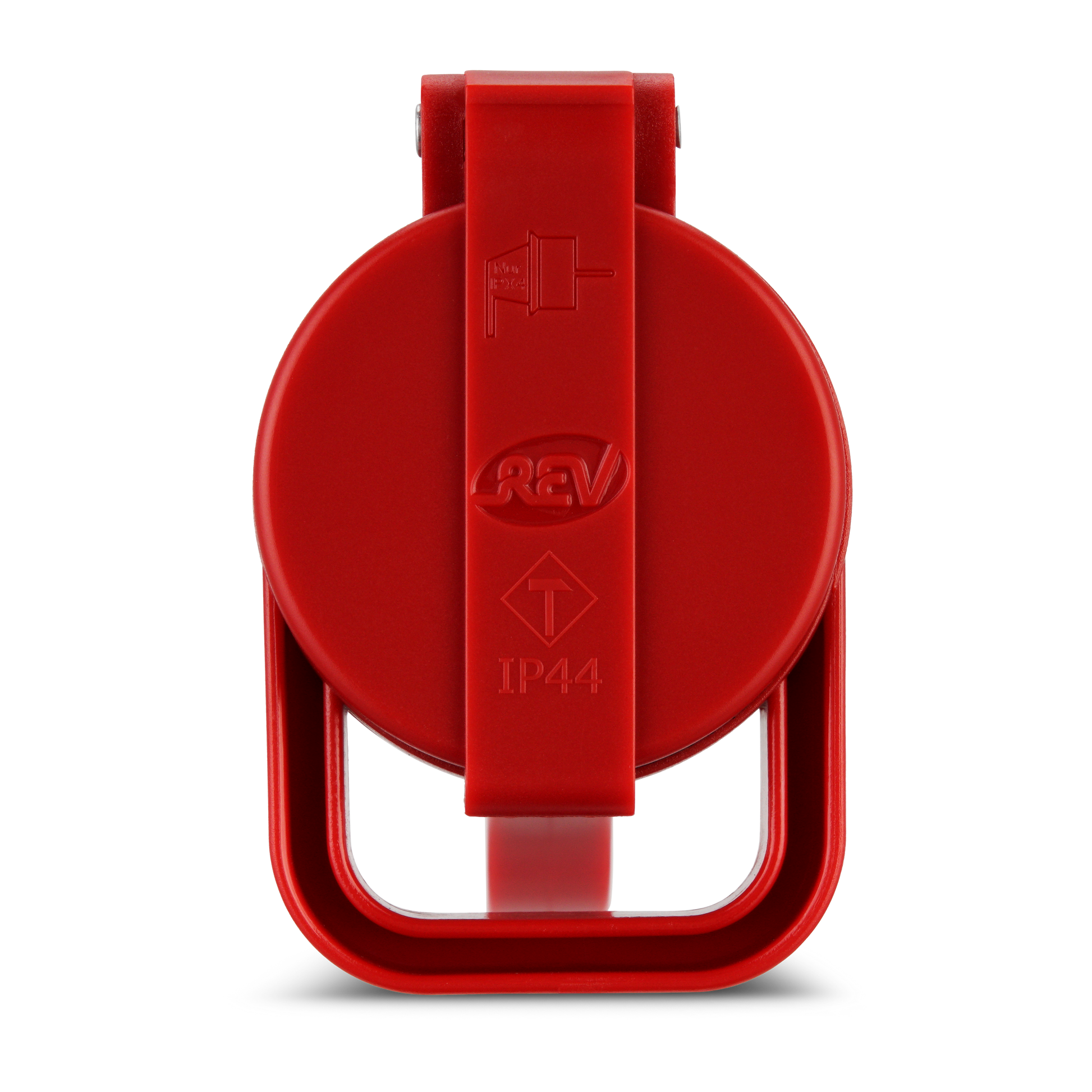 REV PROFI Schutzkontakt Gummikupplung | IP44 | 230V | rot