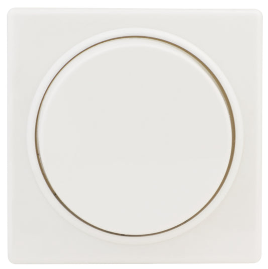 Quadro Abdeckung für Dimmer / Helligkeitsregler | Weiß