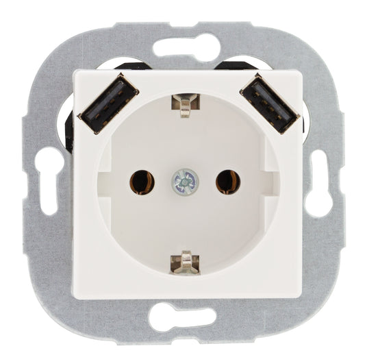 REV Quadro USB-Steckdose | weiß