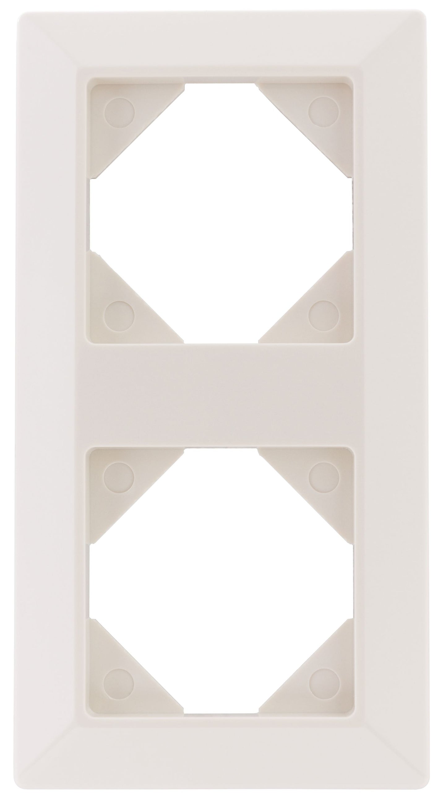 Quadro Abdeckrahmen 2-fach | Weiß