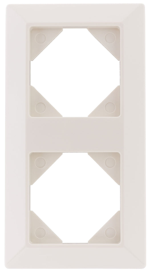 Quadro Abdeckrahmen 2-fach | Weiß