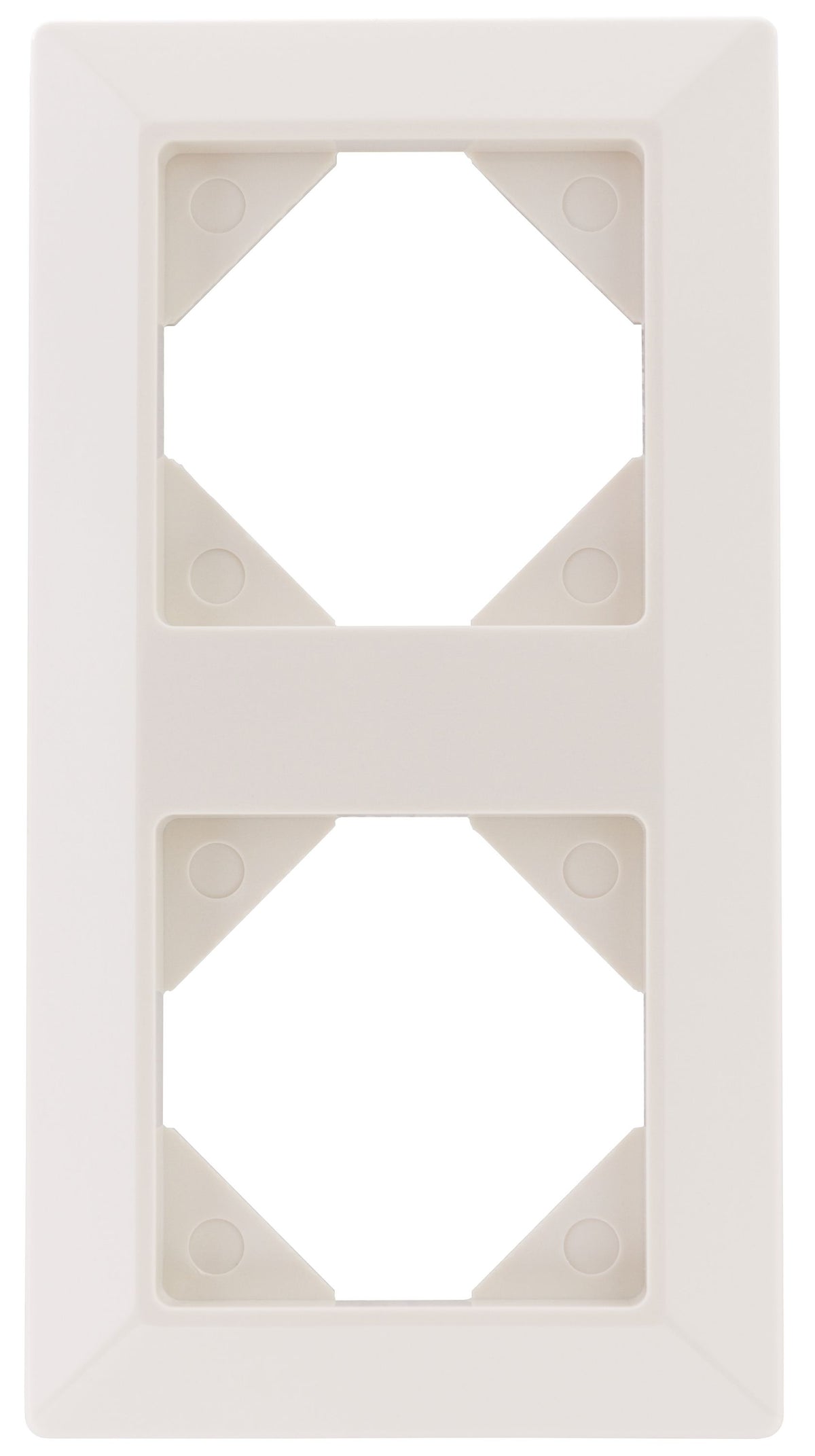 Quadro Abdeckrahmen 2-fach | Weiß