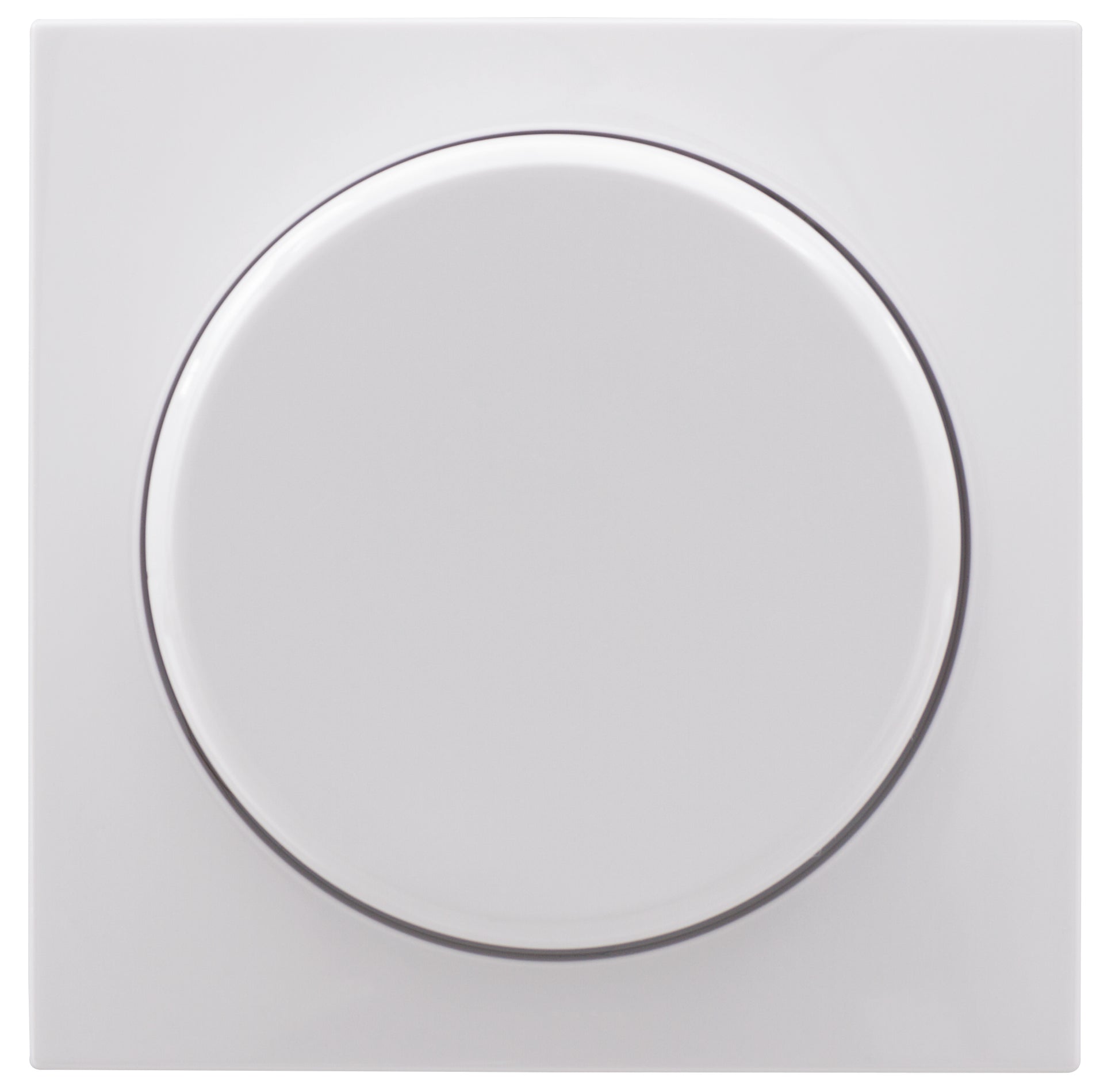 Studio Abdeckung für Dimmer / Helligkeitsregler | Weiß