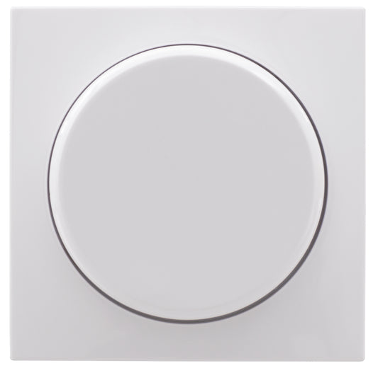 Studio Abdeckung für Dimmer / Helligkeitsregler | Weiß