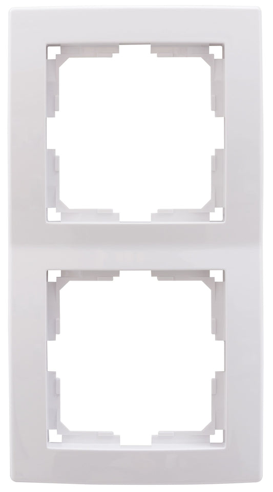 Studio Abdeckrahmen 2-fach | Weiß
