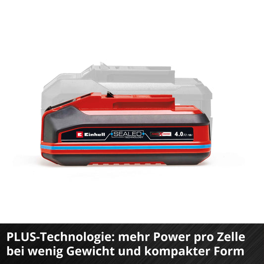 Der Einhell 18 V 4,0 Ah SEALED Power X-Change PLUS gehört zum multifunktion