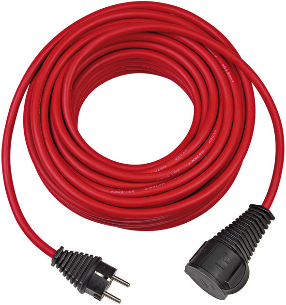 Verl.-Kabel 25m H07RN-F3G1,5 rot <IP44> H07RN-F 3G1.5 - VDS geprüft