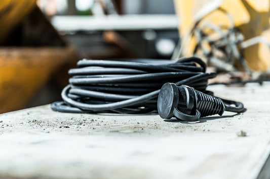 Verl.-Kabel 10m H07RN-F3G2.5 schwarz Stecker und Kupplung <IP44>