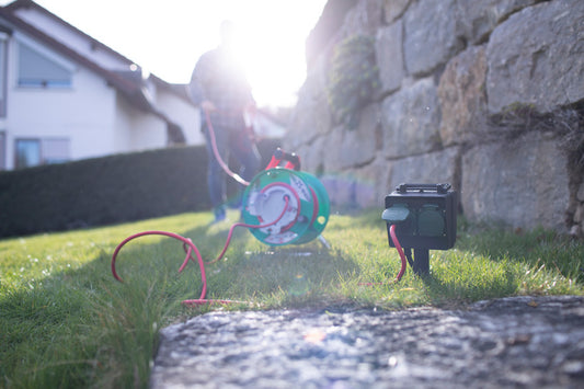 Gartensteckdose mit Erdspiess 4-Fach 1,4m Kabel H07RN-F3G1,5 IP44, 1,4m H07RN-F3G1,5