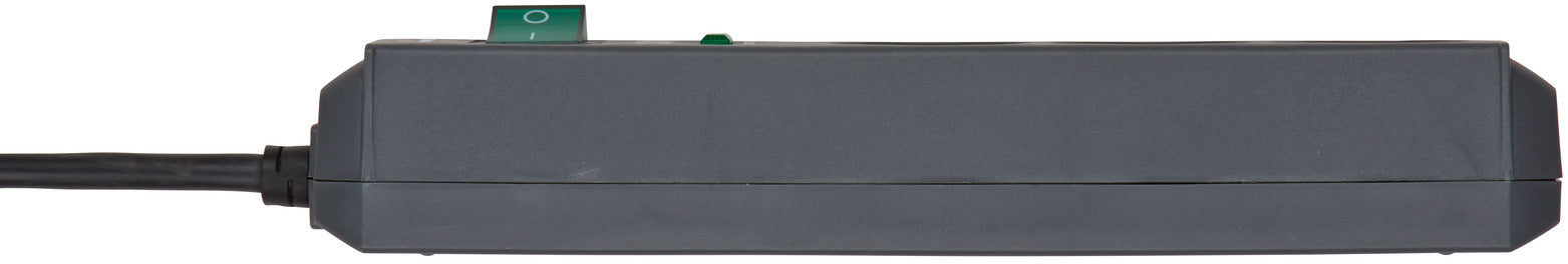 ECO-Line 3fach mit ÜSS 13.500A *DE* 1,5m H05VV-F3G1.5  Anthrazit/Blister 1,5m H05VV-F 3G1.5 /Anthr.