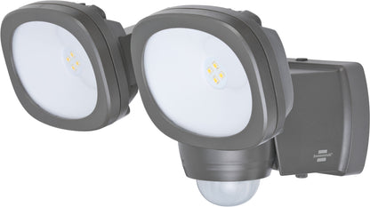 Batterie LED Strahler LUFOS 420 480lm, Doppelkopf, PIR, IP44