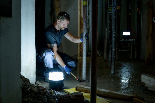 Mob.360°LED Akku Strahler BF 3000 MA 3000lm, IP54, eingeb. Akku