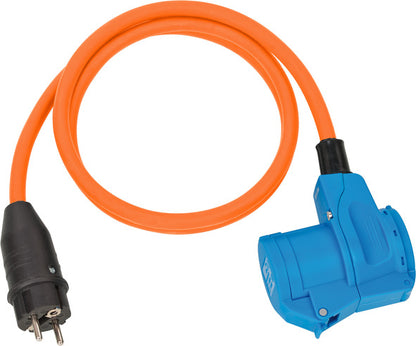 Adapter-Leitung 1.5m H07RN-F3G2.5 Schuko Stecker / Winkelkupplung