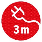 Mobiler 360° LED Baustrahler BF 3050 M 3200lm, IP54, 3m H07RN-F 3G1,5