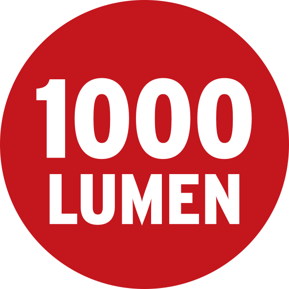 Professional Akku LED Handlampe HL 1000 ACW, 1000+380 lm, IP54