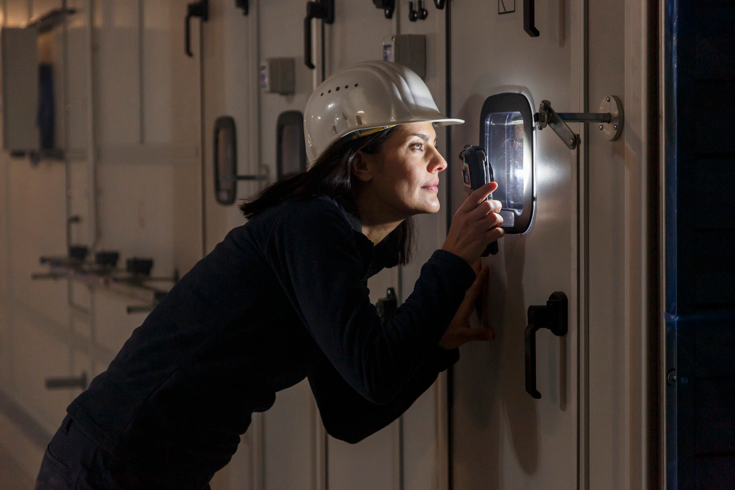 Professional Akku LED Handlampe HL 1000 ACW, 1000+380 lm, IP54