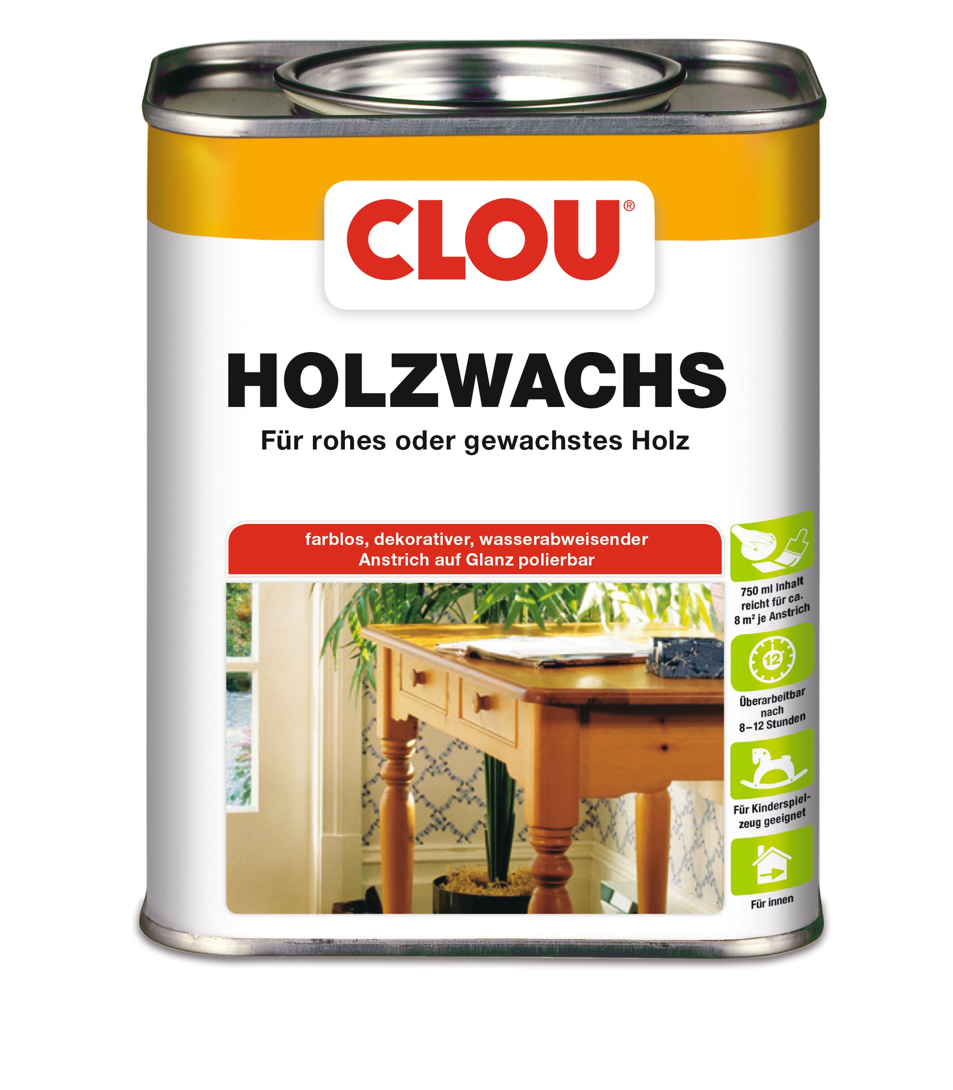HolzWachs W 1 750 ml farblos