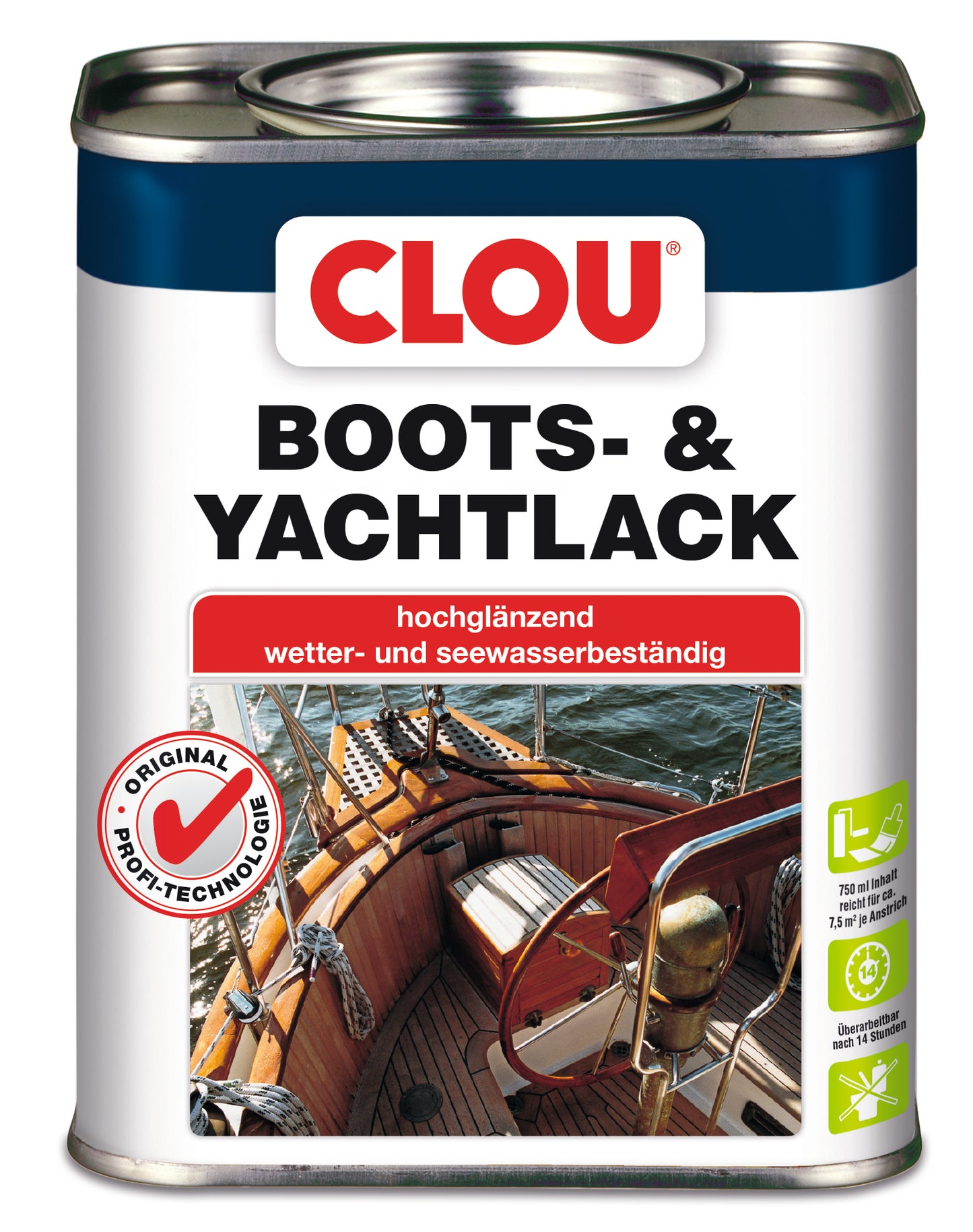 Clou Boots- Yachtlack transparent