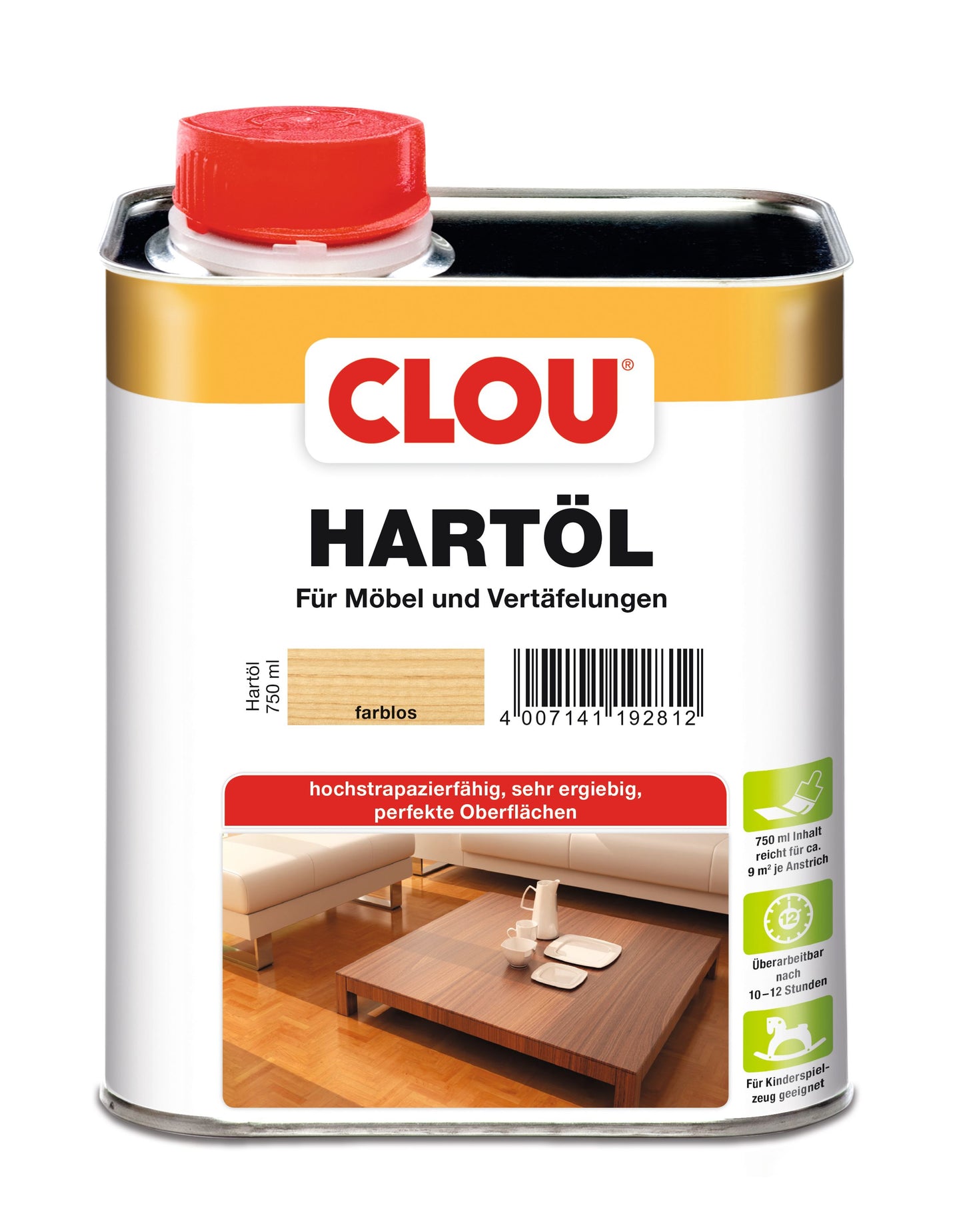 Hartöl farblos 0,750 l