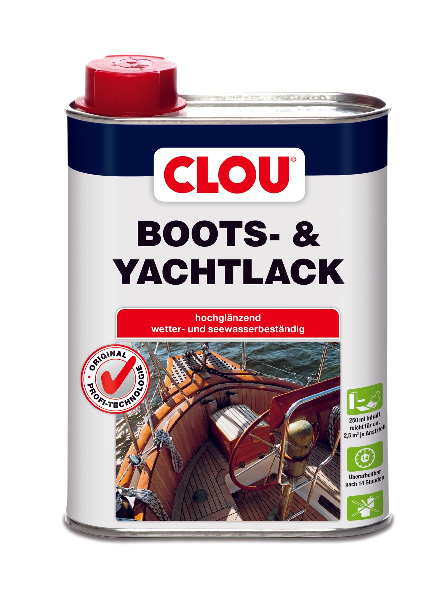 Clou Boots- Yachtlack transparent