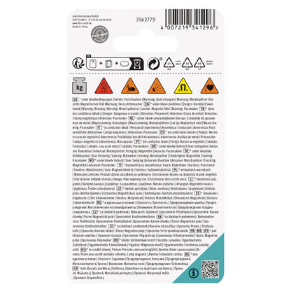 Topfmagnet Neodym Gewindebuchse gum.22mm