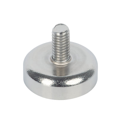 Topfmagnet Neodym Gewindebolzen sil.16mm