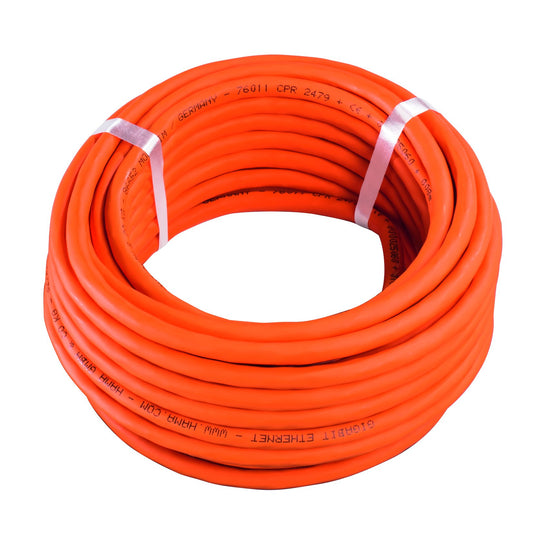 Hama CAT-7-Netzwerkkabel 10m Rolle. Kupfer, halogenfrei
