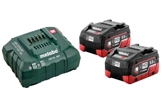 Metabo Basis-Set 2 x LiHD 5.5 Ah 5,5 Ah