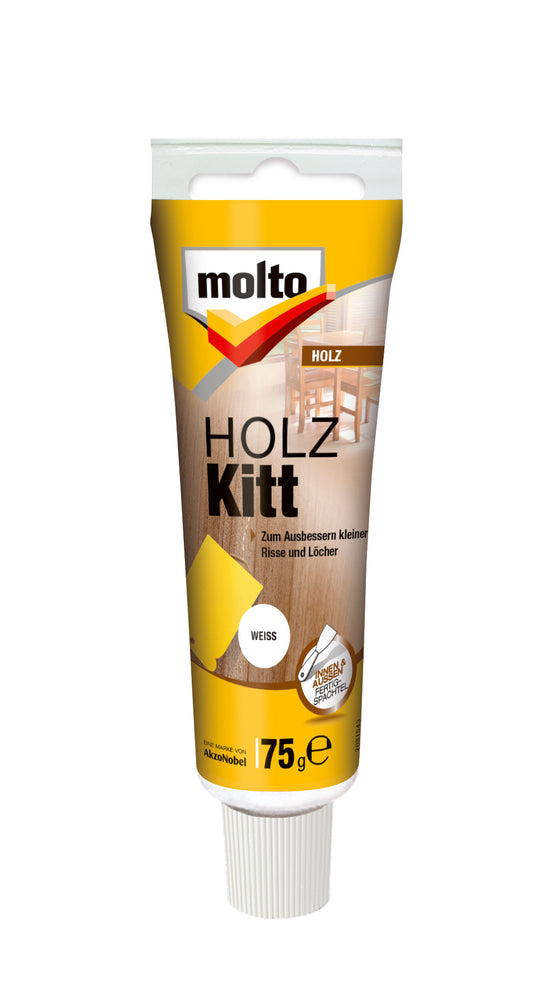 Molto Holz Kitt 75g | Weiss