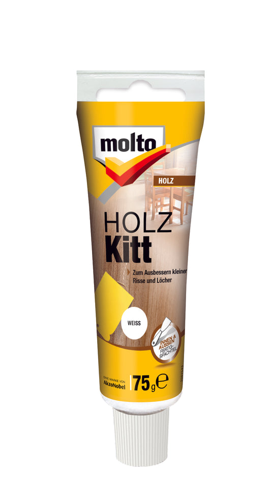 Molto Holz Kitt 75g | Weiss