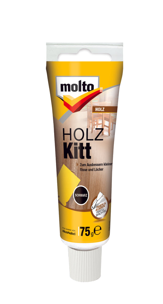 Molto Holz Kitt 75g | schwarz