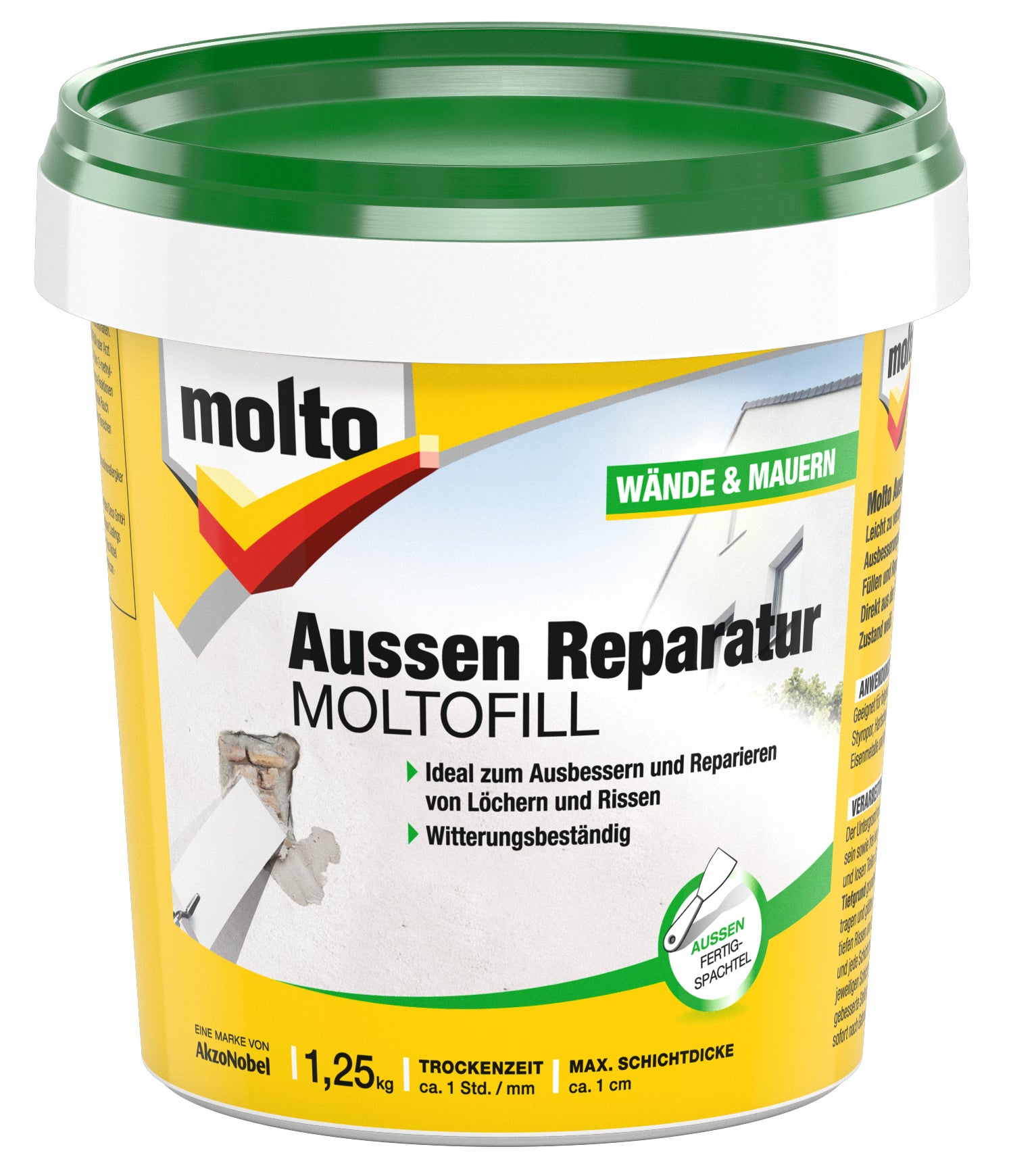 Molto Fertigspachtel außen | 1,25kg