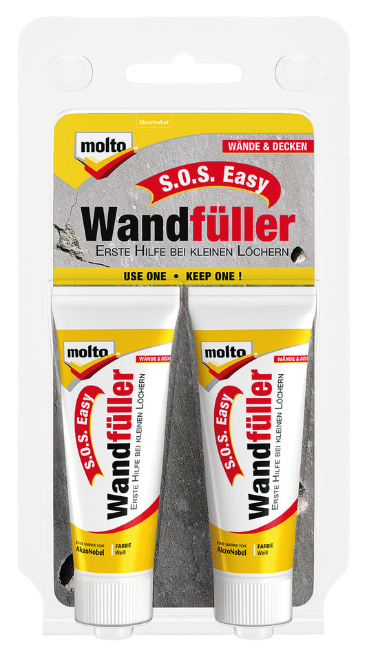 Molto S.O.S. Easy Wandfüller Fertigspachtel | Weiß 40ml
